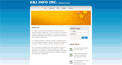 Desktop Screenshot of knjinfo.com